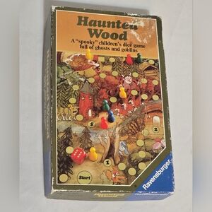 Vintage 1974 Haunted Wood Children's board game by Ravensburger. Imcomplete.